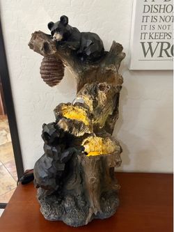 Outdoor Bear Water Fountain