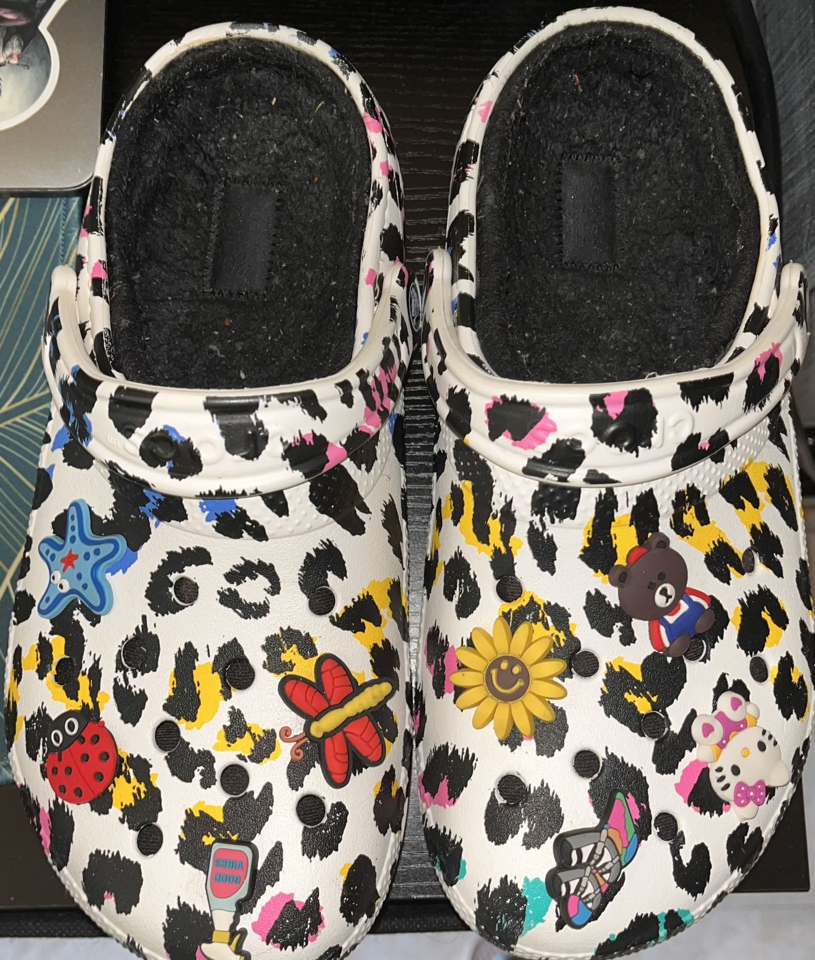 Cheetah Print Crocs