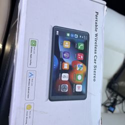 Portable Wireless with Apple CarPlay and Android Auto Screen