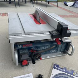 BOSCH 10” portable Table Saw