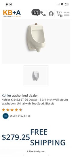 Kohler urinal