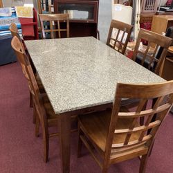 Granite Table And Chairs 