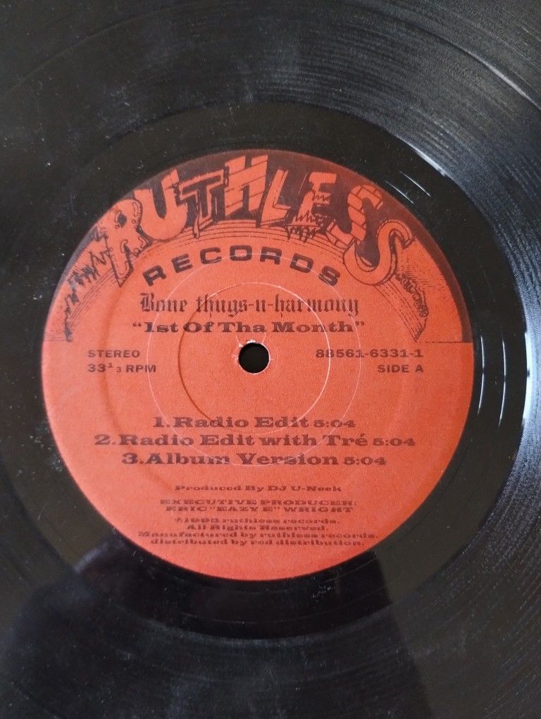 Bone Thugs-N-Harmony – 1st Of Tha Month Original 1995 Press 12" PROMO