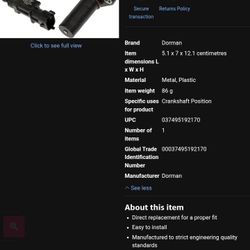 Crank Shaft Position Sensor 