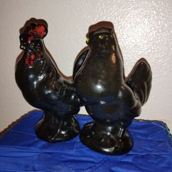 Vintage Ceramic Planter Set