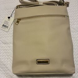 London Fog Beige Crossbody Purse