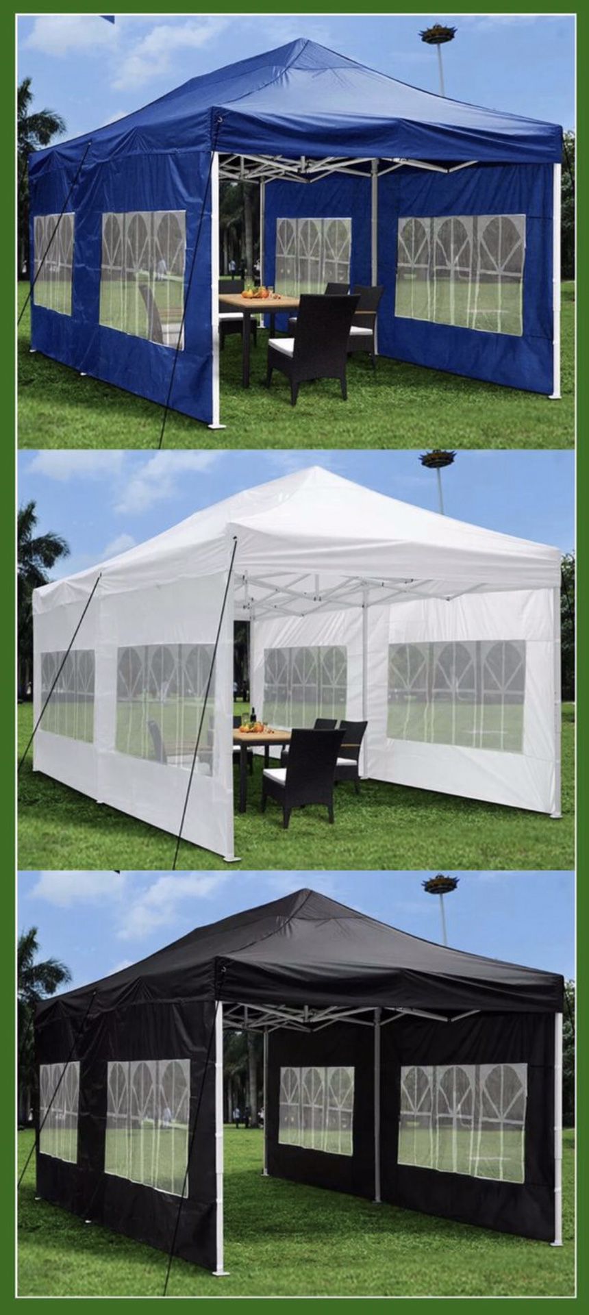 ☀️☀️☀️OUTDOOR CANOPY TENT WITH SIDE WALLS 10x20ft☀️☀️☀️