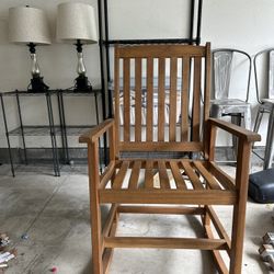 Wood Rocking Chair