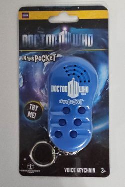 Doctor Who talking keychain with 6 sounds effects. NIP