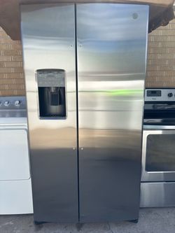 GE Stainless Steel Side-by-Side Refrigerator
