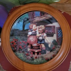 NJ HUMMEL "Squaky Clean" Collectible Plate Framed