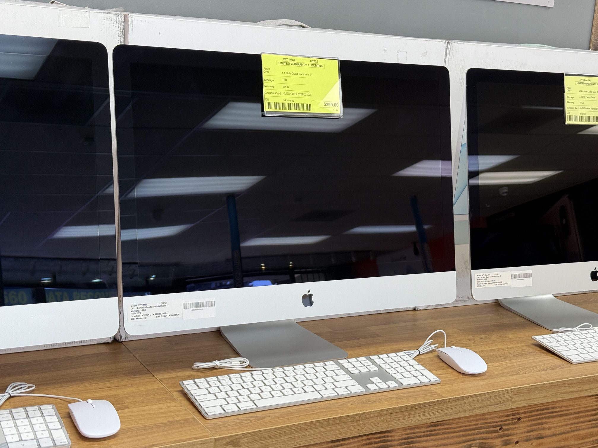 27” iMac **3.4GHz Core i7 **Only $299