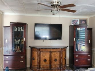 Entertainment Center With 55 in TV