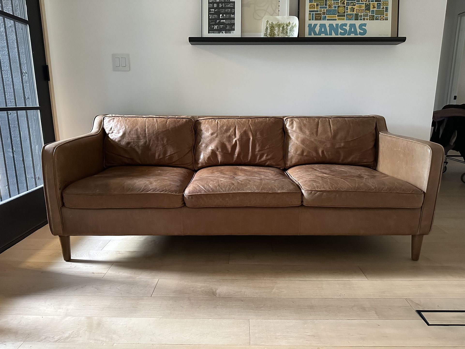 Hamilton Leather Sofa - West Elm