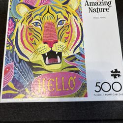 500 Piece Tiger Puzzle 