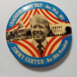 CARTER INAUGURATION BUTTON 1/20/77