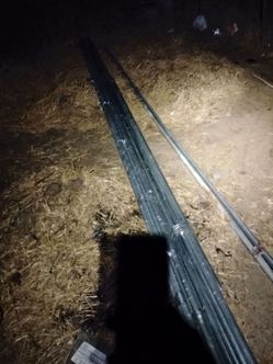 Top rail fencing 10 ' 21' and 6 of the 10'