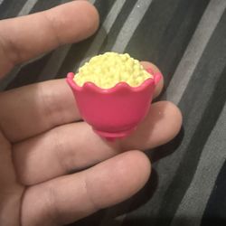 2018 Barbie Malibu House Replacement Part Pink Popcorn Bowl