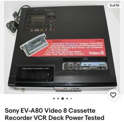 Sony EV Auto-Video Cassette Revordee BCR Deck