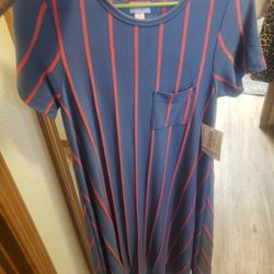 Blue & Red Xs Carly.  New W Tag