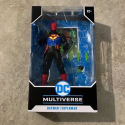 McFarlane Multiverse Batman / Superman Fusion World’s Finest 7” Action Figure 