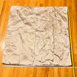 Hotel Collection Jacquard duvet cover in Champagne Beige 94x92". Full Queen size.