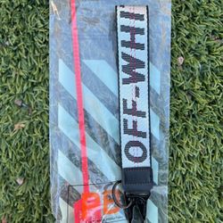 Off White Keychain Silver Brand New 