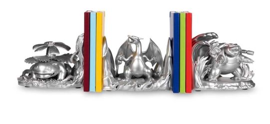 Pokemon Center Final Evolution Bookends Charizard, Blastoise & Venusaur