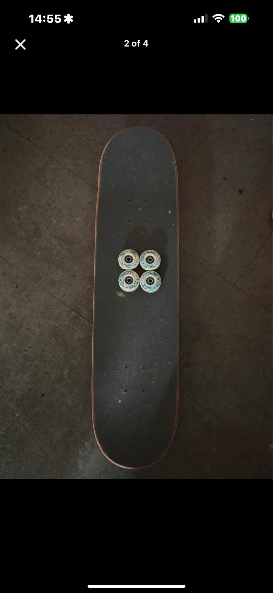 Custom built reign skateboard/trades for an longboard