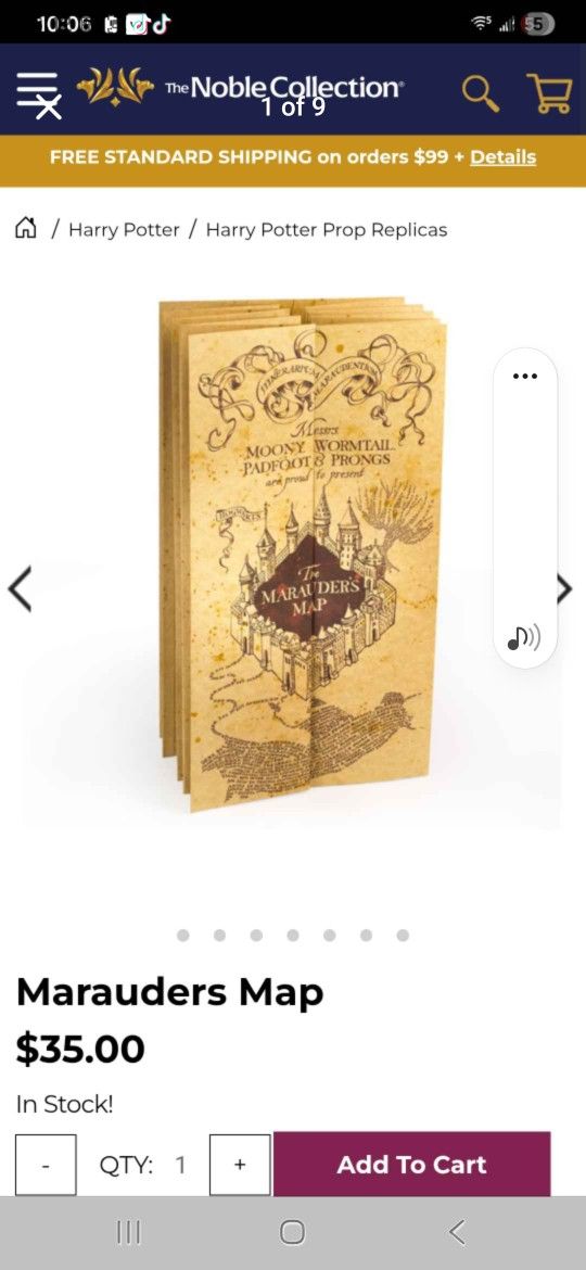 🗺❌️Harry Potter Marauders Map ❌️🗺