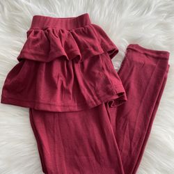 Girl's Skirt Leggings Size 6 New
