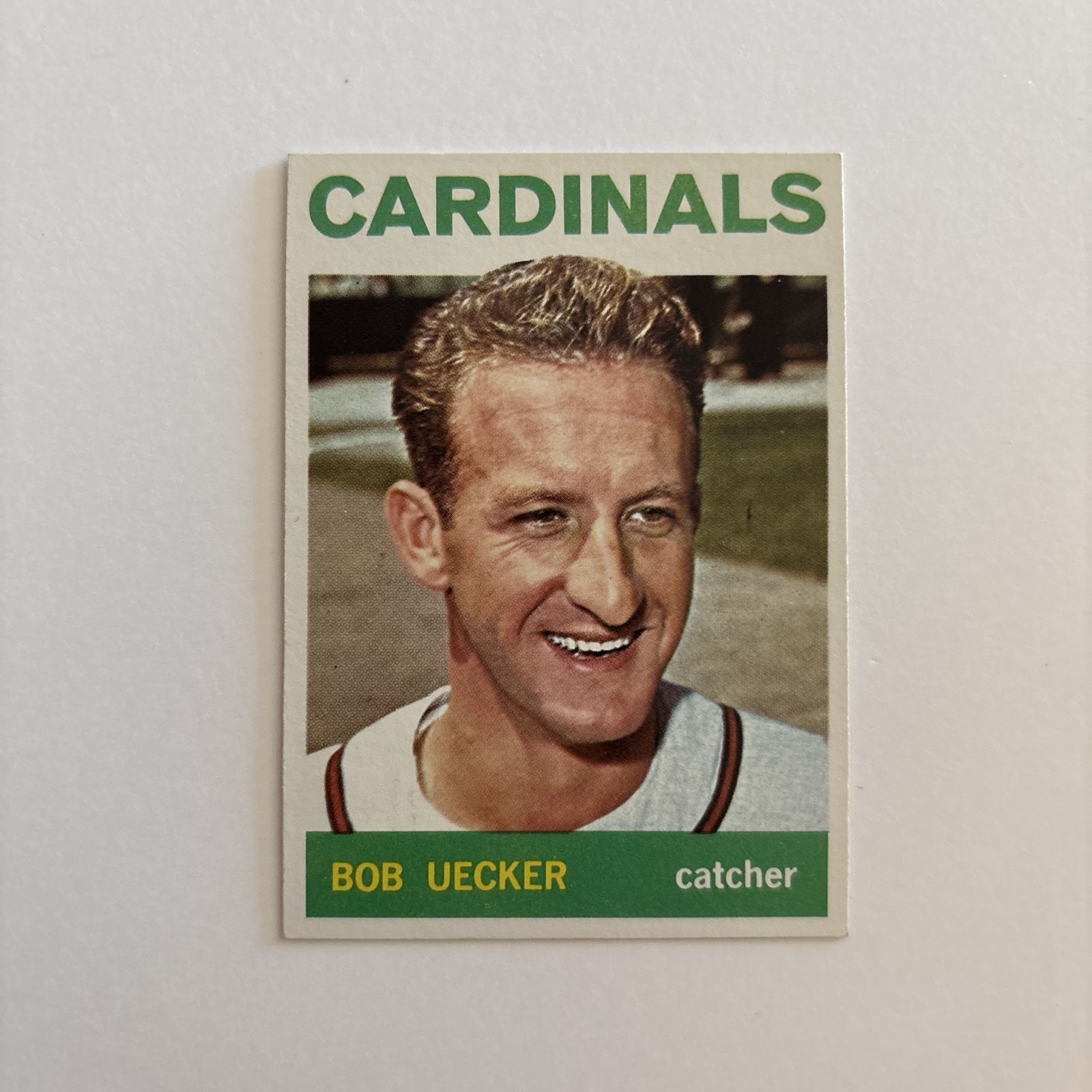 1964 Bob Uecker Topps Baseball Card #543 NR-MINT Centered High Number Cardinals