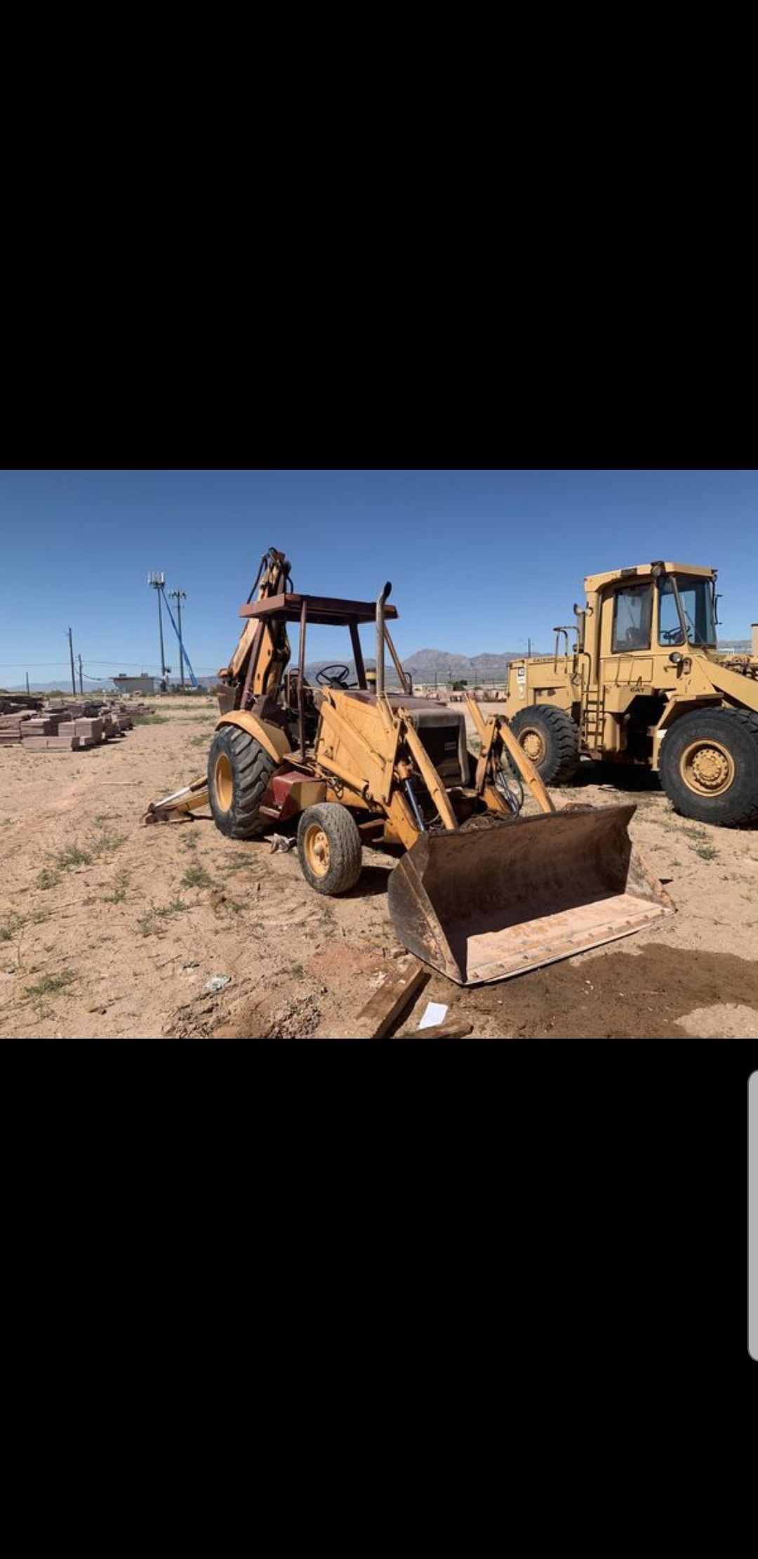 Case 580 backhoe 20k