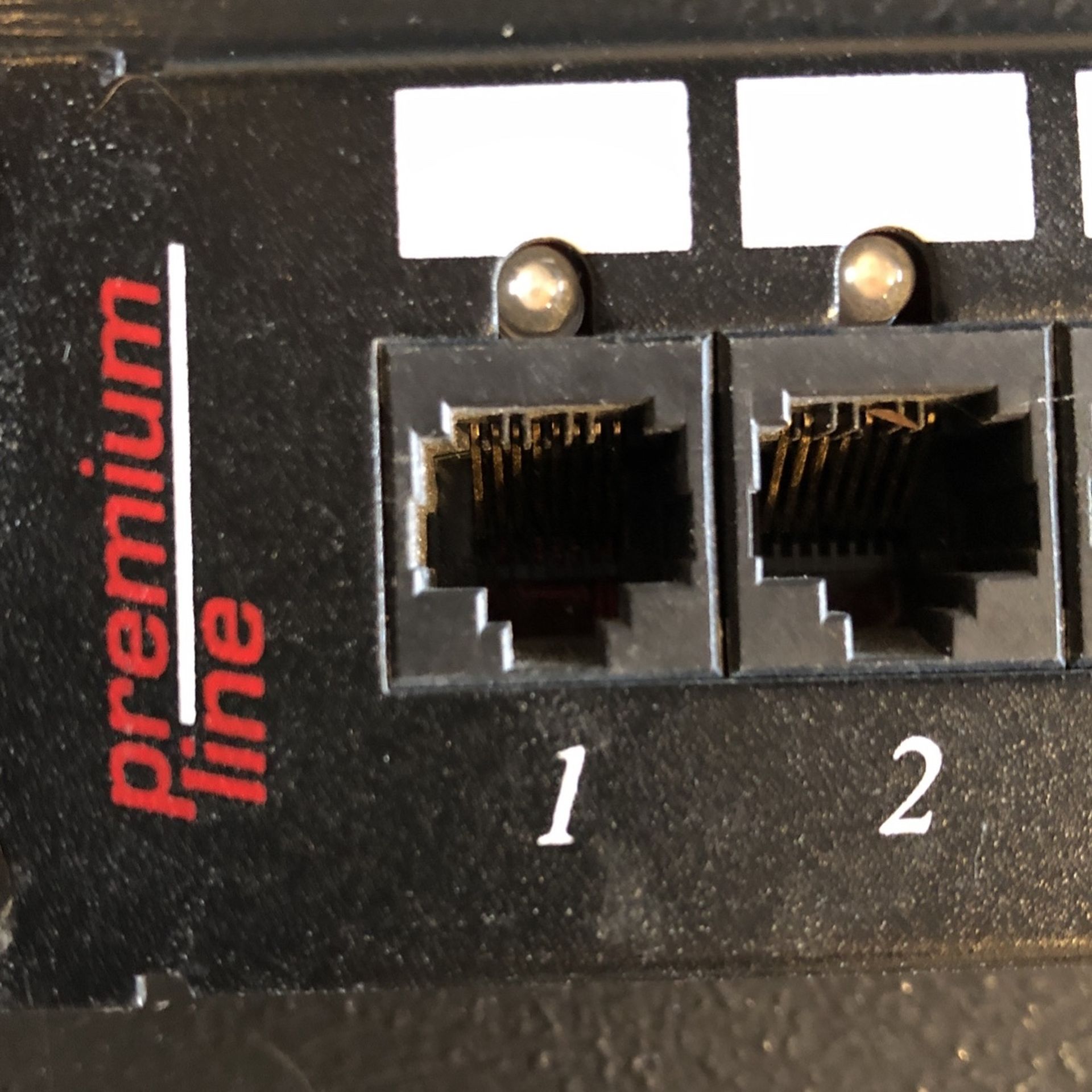 Premium Line 24 Port Patch Panel 1U