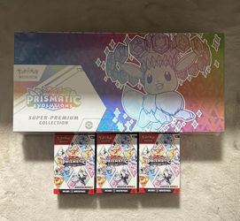 Pokemon Prismatic Evolutions SPC & Booster Bundle