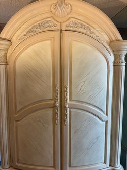 Michael Amini , Mediterranean Armoire Cabinet