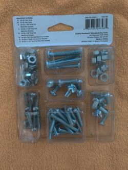 NEW Liberty Hardware Machine Screws and Hex Nuts Assortment