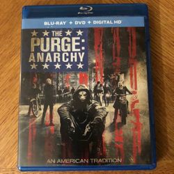 The Purge Anarchy Blu ray + DVD movie Frank Grillo Michael Kenneth Williams