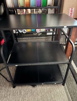 3 tiered printer stand