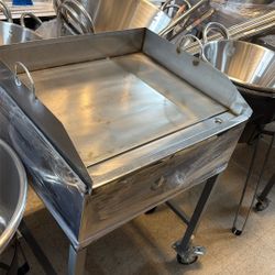 Taquero Acero Inoxidable / Stainless Steel Flat Top 24”x20”