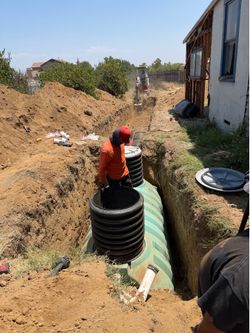 Septic pipe tank