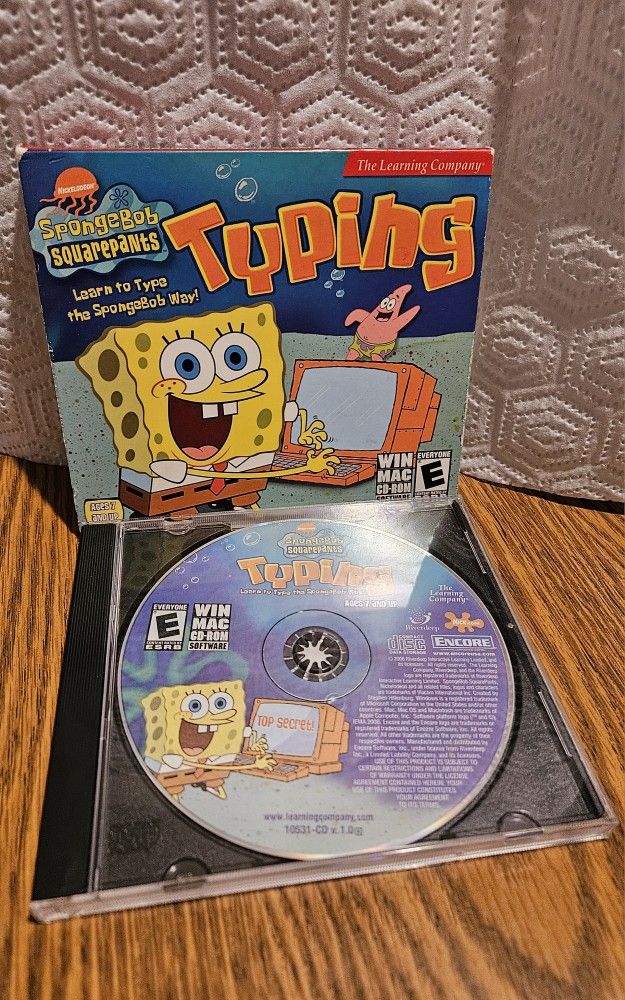 SPONGEBOB SQUAREPANTS TYPING PC GAME