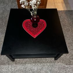 Black coffee table