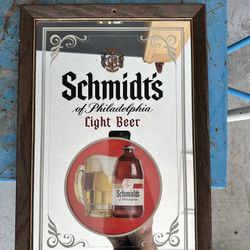 Schmidt’s Beer Mirror Sign