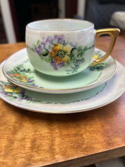 Vintage tea cup, and saucer set