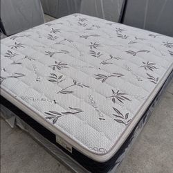 BRAND NEW PILLOW TOP MATTRESSES ✅ COLCHONES NUEVOS PILLOW TOP 💯‼️ QUEEN SIZE $150 ❌ $210 With Box Spring FULL SIZE $140❌ $200 With Box Spring💥