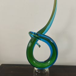 Infinity Glass Art Sculpture