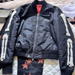 🐦‍🔥🪽⚪️Amiri Bomber Jacket ⚪️🪽🐦‍🔥