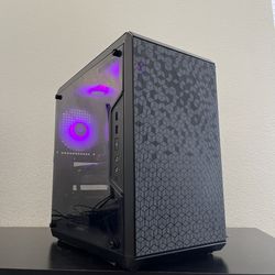 FAST Custom Liquid Cooled RTX Gaming PC Computer (Ryzen 5 4500, 16GB RAM, RTX 3050 8GB, 512GB NVMe SSD + 2TB HDD, WiFi)