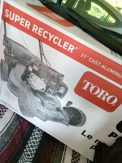 New Toro Lawnmower  Super Recycler